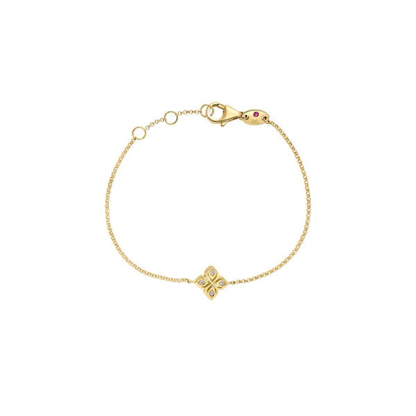Arrabesque Small  Yellow Gold and Diamond Bracelet
